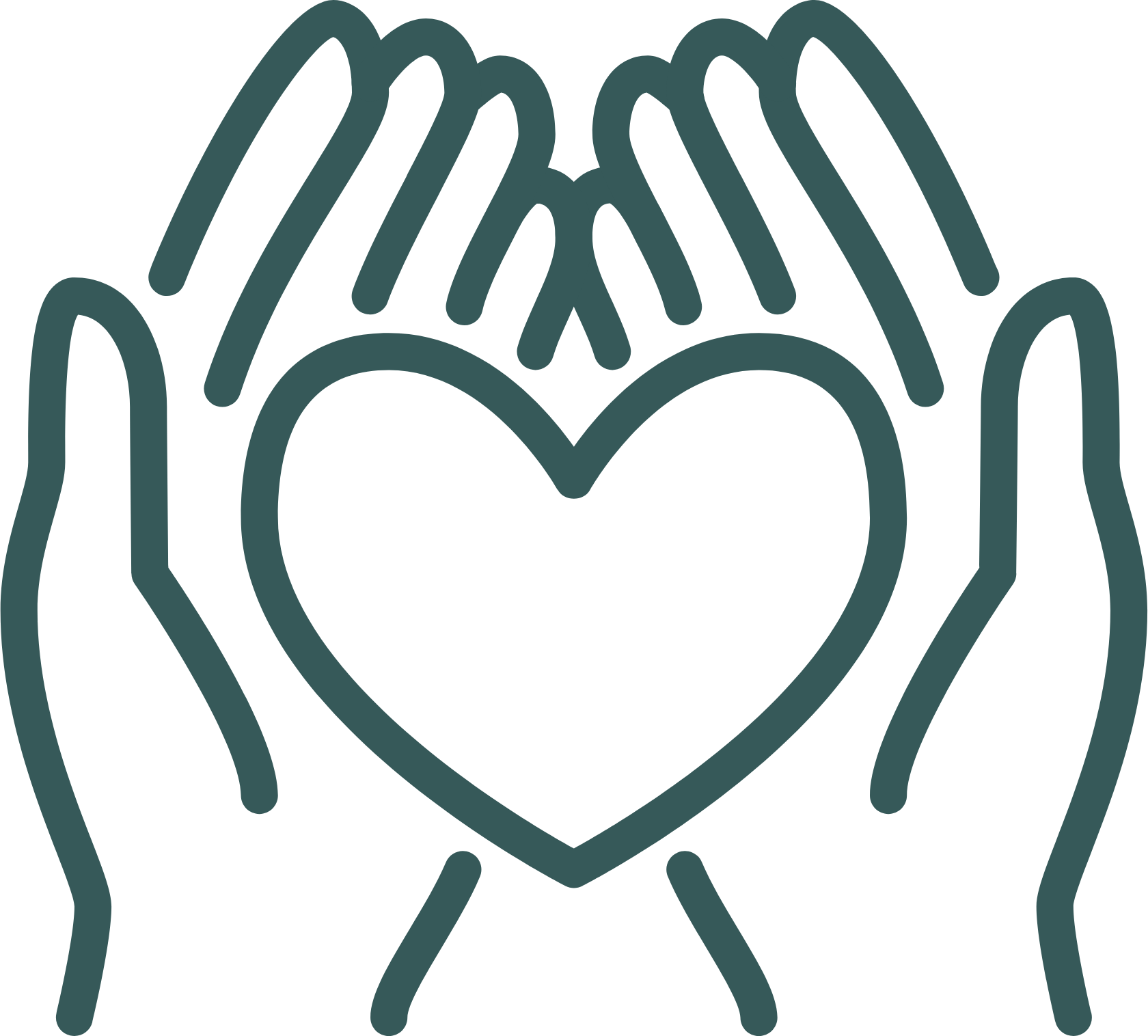 Heart care icon